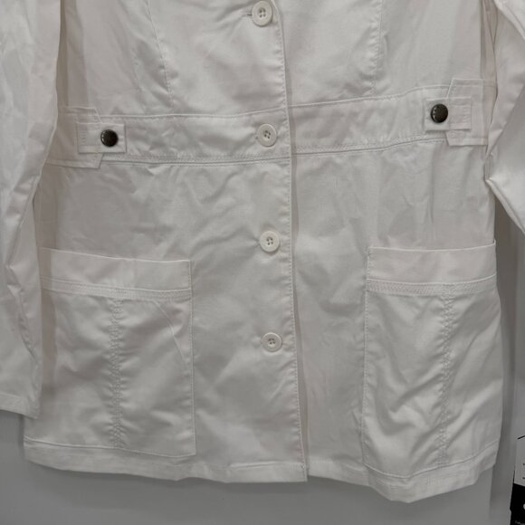 Adar Universal Stretch Women’s White Lab Coat – Size Small - Picture 3 of 7